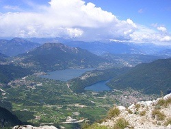 Bassa Valsugana con i laghi Levico e Caldonazzo