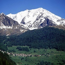 Il Monte Vioz sulla Val di Peio
