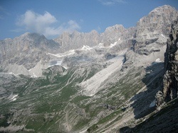 Panorama dei monti della Val d'Ambiez